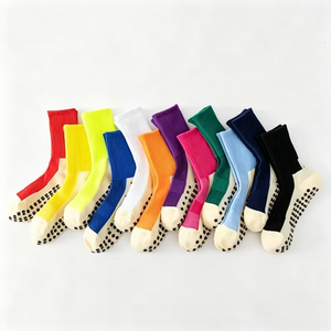 Wholesale Compression Crew Soccer <b>Socks</b> Anti Slip Grip Athletic Breathable Football <b>Socks</b> for Men - Product Image 1