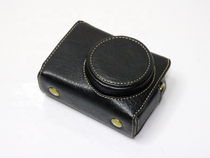 เคสป้องกันกล้องหนัง PU คุณภาพสูงสำหรับริโก้ GR III <span class=keywords><strong>GR3</strong></span> GR3X กระเป๋ากล้อง DSLR แบบพกพาพร้อมสายคล้อง - Product Image 5