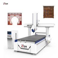 Hausser automatique contrôle par ordinateur coupe 4 axes cnc machine de gravure sur bois pour acrylique MDF plastique tissu bois