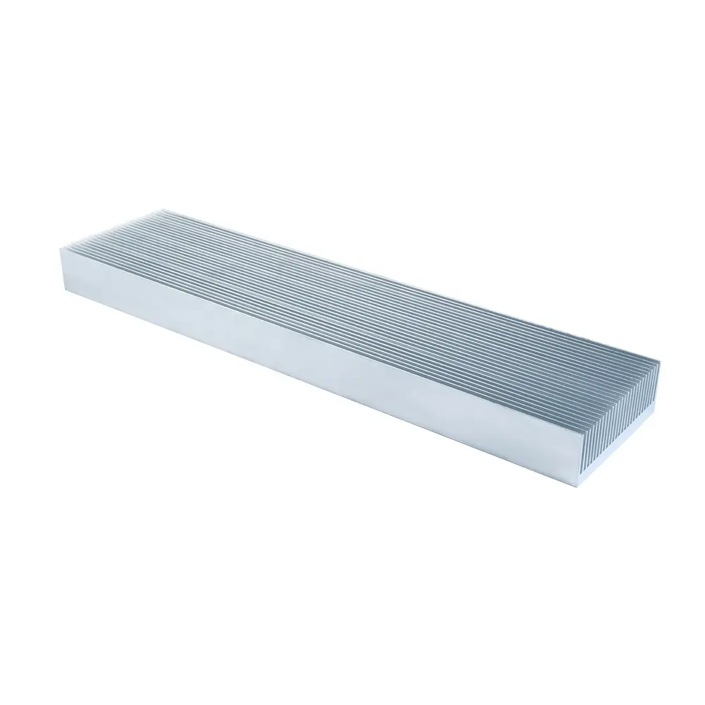 Disipador de calor de aluminio de 80*27*200MM, disipador de calor de aleta biselada de aluminio, disipador de calor de extrusión, fabricante OEM