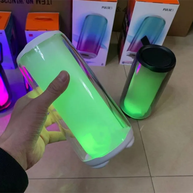 Speaker Subwoofer portabel, pengeras suara Bass nirkabel RGB 4 Pulse 5 tahan air luar ruangan 2023