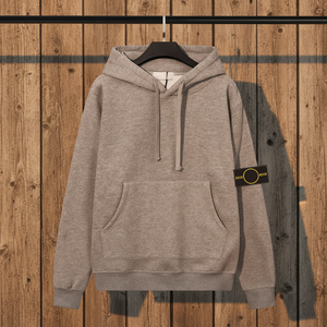 Sweat-shirt de sport à manches longues surdimensionné en <span class=keywords><strong>coton</strong></span> 100% personnalisé 2026, style décontracté, pour homme - Product Image 1