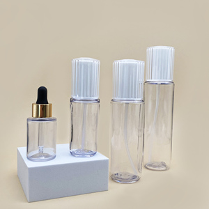 Petg chăm sóc da chai bơm chai 200ml150ml120ml50m30ml Chai nhỏ giọt bao bì mỹ phẩm - Product Image 3