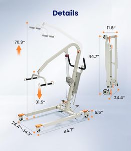 Mateside đứng hỗ trợ bệnh nhân Lift điện bệnh nhân Lift chuyển ghế điện bệnh nhân hoist Lift - Product Image 3