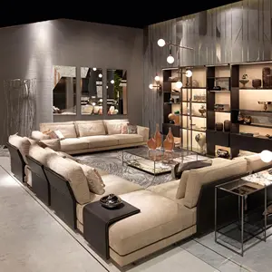 Популярные Обивка диван наборы гостиная диван набор дизайн