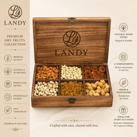 Boîtes en bois divisées de qualité supérieure avec logo personnalisé pour les noix, boîte à collation en bois naturel à compartiments multiples pour les cadeaux gastronomiques de Noël