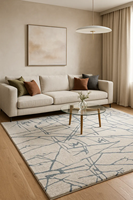 Tapis de luxe élégant fait main sur mesure pour salon, villa, chambre, hall d'hôtel, décoration intérieure