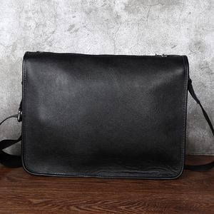 Andong Echtes Kuhleder Multifunktionale Umhängetasche für Herren Herren-Business-Tasche mit Großer Kapazität Messenger-Schultertasche - Product Image 4