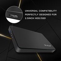 Caja Externa para Disco Duro de 2.5 Pulgadas, USB 3.0, de Plástico, con Interfaz SATA Mecánica, Instalación Gratuita