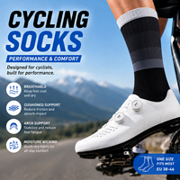 Chaussettes de cyclisme Team Exclusive Gradient Aero, anti-transpiration, séchage rapide, respirantes