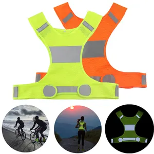 Bicycle Jogging Reflective Vest Clothing Light Running Cycling Riding Safety Vest