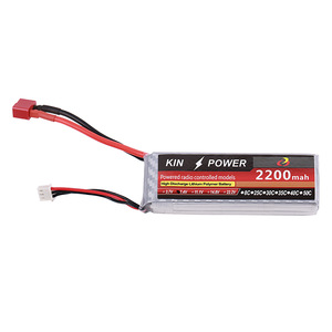 Batería LiPo Kin Power de 2200mAh 7.4V 2S para modelos de aviones, coches y barcos RC - Product Image 5