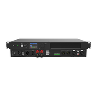 Amplificateur de puissance Dante 900W avec écran LCD de contrôle TCP/IP conforme à DSP AES67 100V/70V/8Ω/4Ω