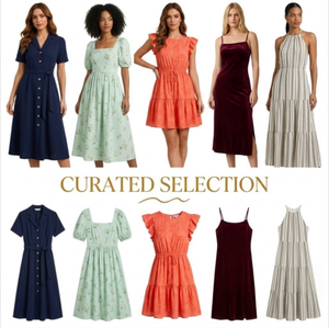 Vestidos de Verano con Abertura Lateral y Drapeado de Satén, Prenda Elegante para Mujer, Tallas Surtidas, Entrega Directa Consolidada - Product Image 6