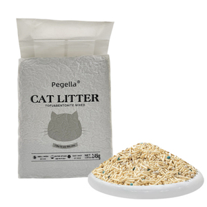 Lettiera per Gatti Mista con Bentonite, Vendita all'Ingrosso, Ecologica, a Bassa Polvere e Agglomerante Rapido, 2KG - Product Image 1