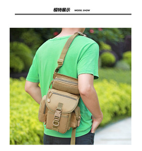 Sac banane tactique Molle portable et étanche unisexe MKW3062 en tissu Oxford pour la chasse, le cyclisme et les activités sportives en extérieur (vente en gros) - Product Image 6