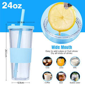 แก้วน้ำพลาสติกอะคริลิคสองชั้น ขนาด 24 ออนซ์ สีสันหลากหลาย พร้อ<span class=keywords><strong>ม</strong></span>ฝาและหลอดดูด สำหรับเครื่องดื่<span class=keywords><strong>ม</strong></span>ชา<span class=keywords><strong>ไข่มุก</strong></span> รับผลิตจำนวน<span class=keywords><strong>ม</strong></span>าก พร้อ<span class=keywords><strong>ม</strong></span>สกรีนโลโก้ตา<span class=keywords><strong>ม</strong></span>แบบ - Product Image 6