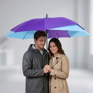 Large Golf <b>Umbrella</b> With Double Canopy Windproof Automatic Open Heavy Duty Rain Parasol Factory Direct <b>Umbrella</b> - Product Image 5