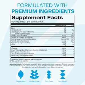 LIFEWORTH <span class=keywords><strong>Ashwagandha</strong></span> 5-HTP GABA Geles líquidos Suplementos de apoyo al estado de ánimo saludable - Product Image 4