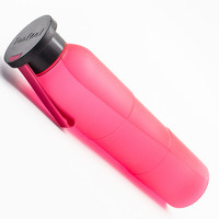 Bouteille d'eau sportive PCTG à large ouverture, bouteille de motivation OEM, bouteille d'eau en plastique Tritan de 550 ml avec couvercle à vis