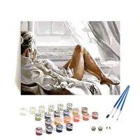 Orfon LY1376 गर्म बेच सेक्सी महिला उपकरण पेंटिंग वयस्कों पेंटिंग संख्या किट द्वारा नग्न पेंटिंग थोक