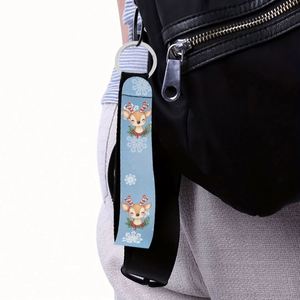 China Manufacturer's Custom Polyester Lanyards Logo Sublimation Printing Woven Logo Neck Lanyard <b>Hook</b> Accessories Anime Fans - Product Image 3