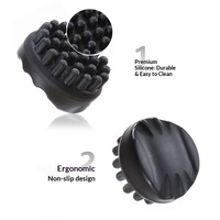Éponge à cheveux ronde en caoutchouc de haute qualité pour coiffure afro, outil de bouclage torsadé, divers styles, éponge à cheveux pour hommes, brosse à cheveux bouclés