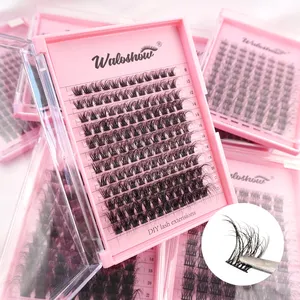 2024 NEW 3D Fluffy Cluster Lashes Kit DIY Lash Extension Kit Wholesale Factory Price Custom