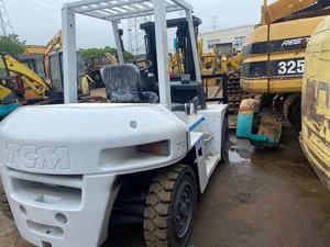 יפן 7T מקורי בשימוש 7ton המלגזה <span class=keywords><strong>TCM</strong></span> FD70 למכירה במצב מצוין