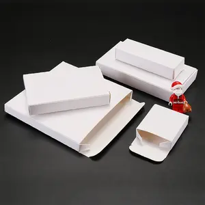Grosir kotak hadiah mini kemasan kosong beraroma lilin lilin kemasan kertas kartu putih