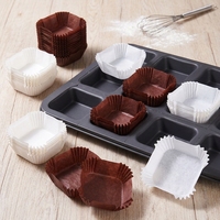 Papiers de cuisson résistants à la graisse, moules à cupcakes pour l'emballage des aliments et des desserts
