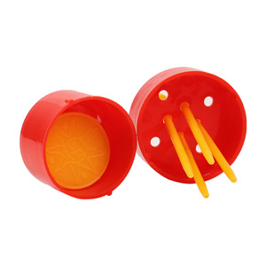 Accessoires de magie pour tours de magie : Clous magiques traversant les tambours, 4,5 pouces, couleur rouge - Product Image 2