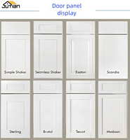 Meuble de cuisine en bois blanc Shaker à prix d'usine pour une vie durable en copropriété ou en appartement