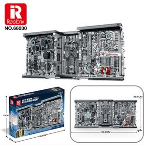 Reobrix 66030 - Bibliothèque à thème Planète Nouveauté Arrivée Modèle de puzzle intergalactique DIY Jouets éducatifs pour enfants Fabriqués en plastique PC - Product Image 3