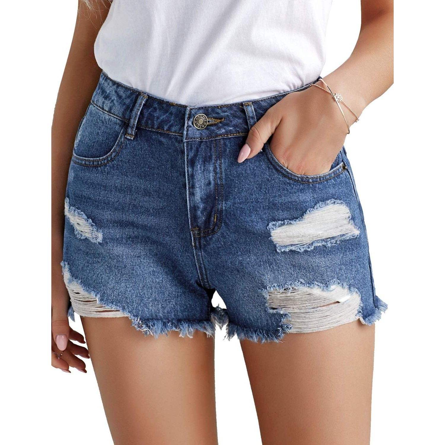 X เดนิมสีน้ำเงิน