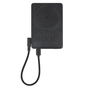 Batería Externa para Teléfono, Batería de Estado Semisólido de 5000 mAh, Tamaño de Tarjeta de Crédito, Carga Inalámbrica con Cable Tipo C - Product Image 6