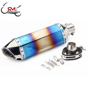 Universel Moto D'échappement Échapper Moto Motocross Silencieux Silencieux Pour Z400 Z800 Z1000 MT07 VTT <span class=keywords><strong>Db</strong></span> <span class=keywords><strong>Killer</strong></span> AK03 - Product Image 4