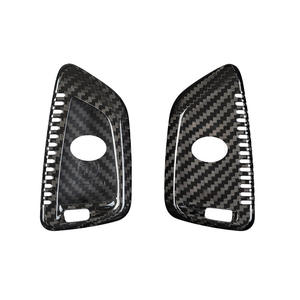 Étui à clés pour <span class=keywords><strong>Toyota</strong></span> <span class=keywords><strong>Supra</strong></span> GR MK5 A90 <span class=keywords><strong>J29</strong></span> 2019 2020 2021 porte-clé de voiture en Fiber de carbone porte-clé à distance couvre porte-clés - Product Image 2