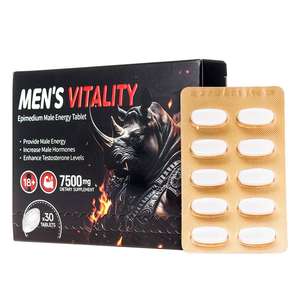 Complément Alimentaire Naturel OEM à Base de Maca, Épimède et Ashwagandha <span class=keywords><strong>pour</strong></span> Hommes – Stimulant Énergétique <span class=keywords><strong>pour</strong></span> Adultes et Gestion de l'Énergie - Product Image 1