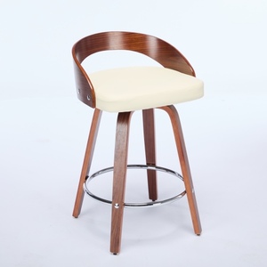 Wood <b>Bar</b> <b>Stool</b> Classy Plywood 360 Degrees Rotatable <b>Bar</b> Chair Barstool <b>Bar</b> Chair Set of 2 Living Room Furniture - Product Image 4