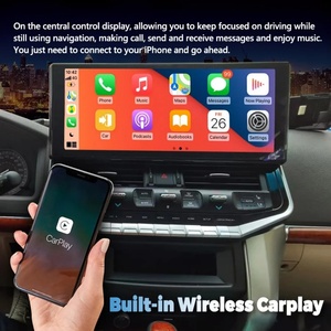 หน้าจอ Qled ขนาด 16.3 นิ้ว สำหรับ TOYOTA Land Cruiser 200 LC200 LC300 อัปเกรด Android ปี 2023 พร้อมระบบชาร์จไร้สาย มัลติมีเดีย GPS สเตอริโอ - Product Image 6