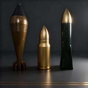 Bouteille en verre en forme de missile de haute qualité personnalisée avec bouchon à vis imprimé à l'écran <span class=keywords><strong>Baijiu</strong></span> Whisky Vodka Liqueur Tequila Brandy 500ml - Product Image 6