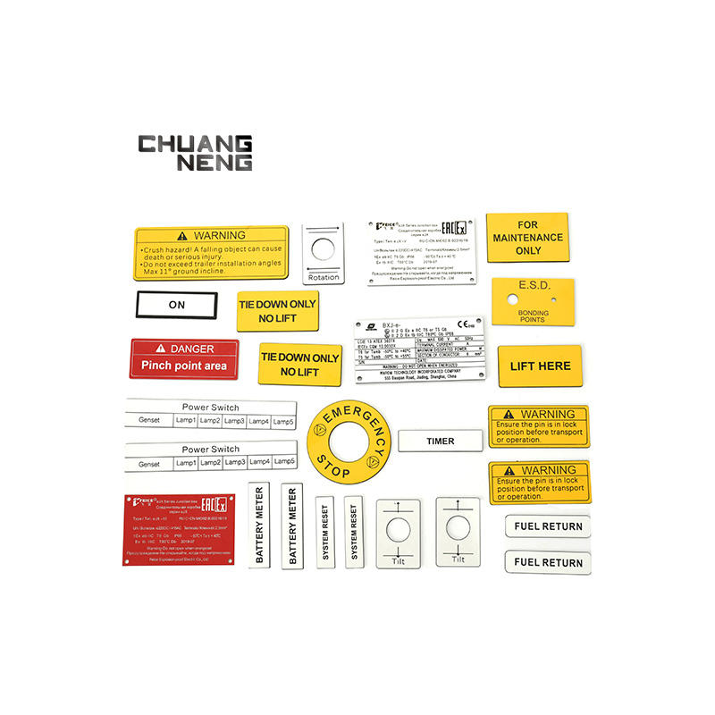 Phenolic Labels for Generator Sets - High Temp Resistant Insulated Oil ...
