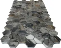 Tamanho irregular cozinha banheiro respingo interior parede piso mármore mosaico