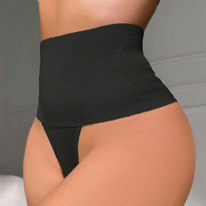 Shorts moulants taille haute pour femmes, confortables et élastiques, avec motif uni et logo à la taille - Product Image 4