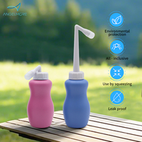 Bouteille de bidet en plastique portable pour voyage, idéale pour l'hygiène péri-partum et le nettoyage intime, pulvérisateur de bidet portatif
