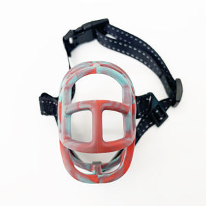 Museruola per gabbia per museruola in gomma morbida personalizzata su misura del produttore WLP per cani di taglia medio-piccola - Product Image 6