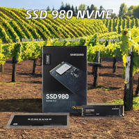 SSD 980 NVMe M.2 Laptop Desktop 250GB/500GB/1TB, Drive Internal Solid State PCIe Gen 3.0X4 NVMe, Port ekspansi SATA baru