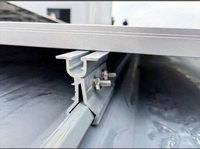 Supports de fixation pour panneaux solaires sans rail, à joint de toiture, pour modules photovoltaïques en aluminium
