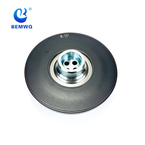 BEMWQ caucho negro Auto motor piezas Correa cigüeñal polea para <span class=keywords><strong>BMW</strong></span> F01 F02 F03 F04 11237800026 - Product Image 1